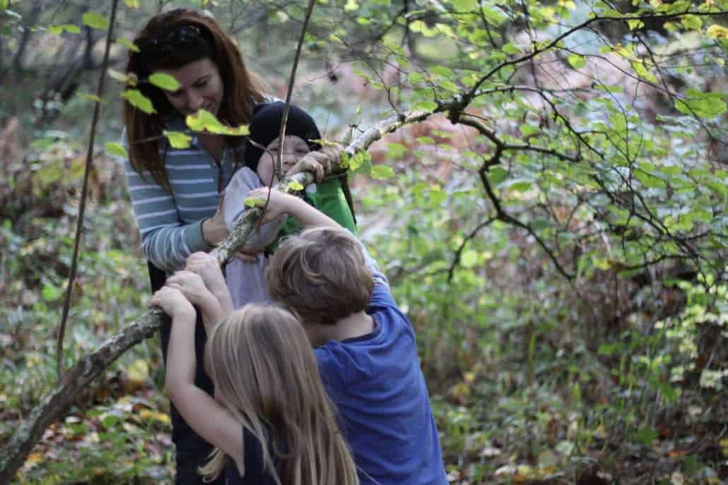 family bushcraft course from Wildway Bushcraft course