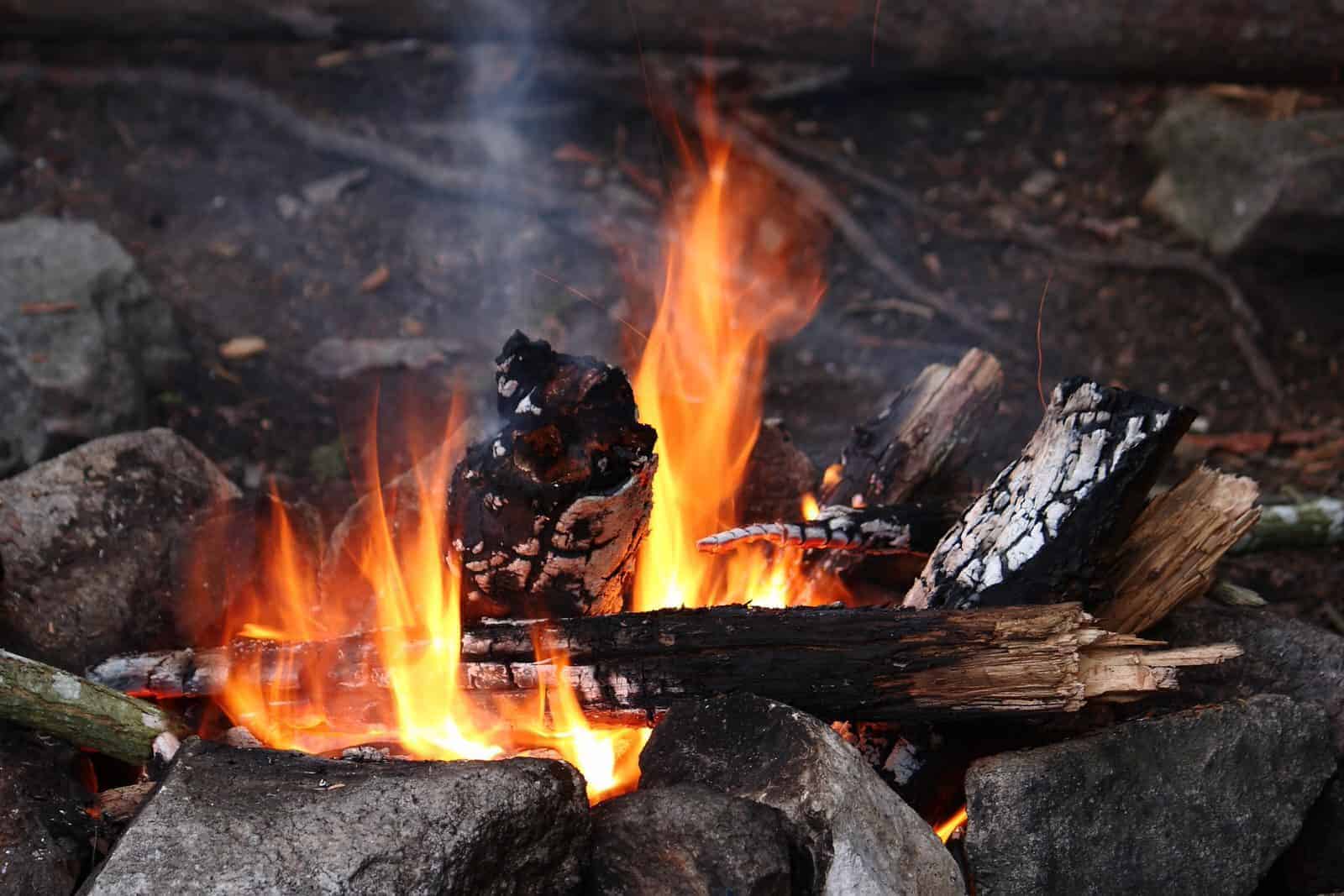 Bushcraft fire