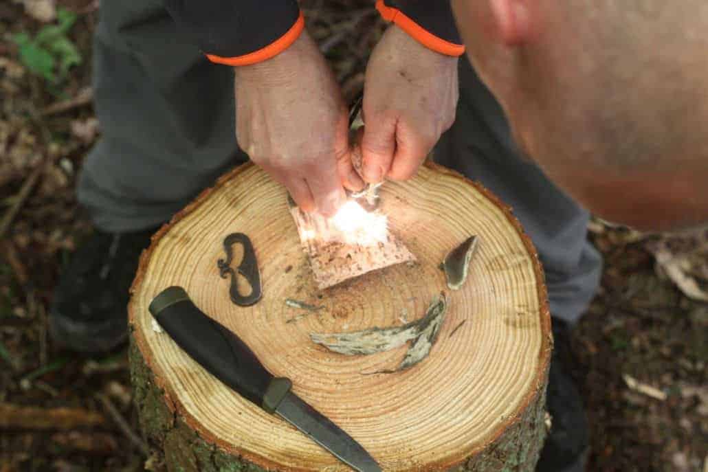 DC4 Knife Axe and Machete Field Sharpening