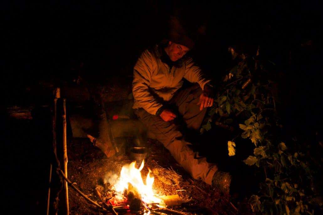 Leave no trace after camp fire is finished