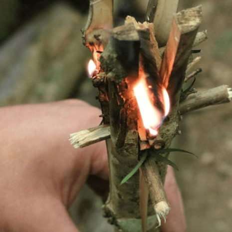 Friction fire lighting UK