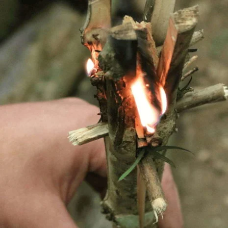 Friction fire lighting UK