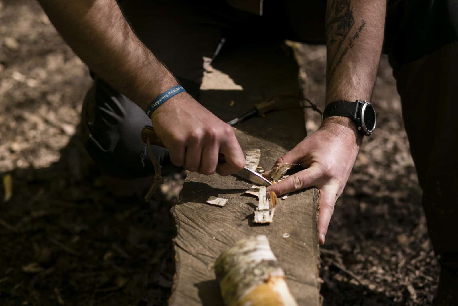 Sharpen your bushcraft knife